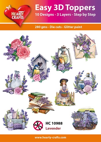 HC10988 Easy 3D-Toppers Lavender