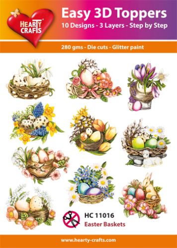HC11016 Easy 3D-Toppers Easter Baskets
