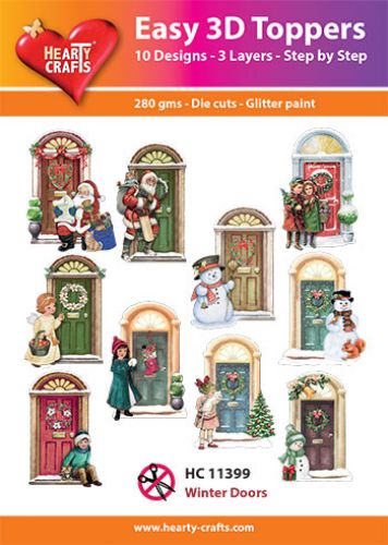 HC11399 Easy 3D-Toppers Winter Doors