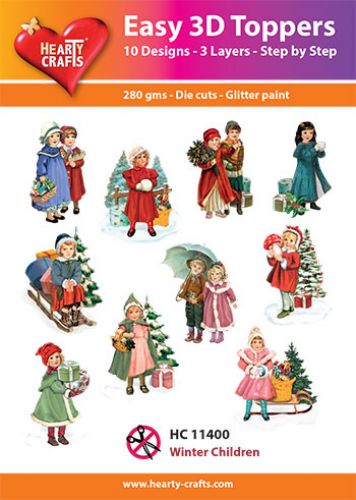 HC11400 Easy 3D-Toppers Winter Children