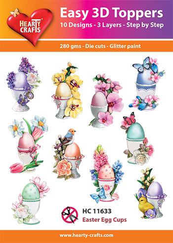 HC11633 Easy 3D-Toppers Easter Egg Cups
