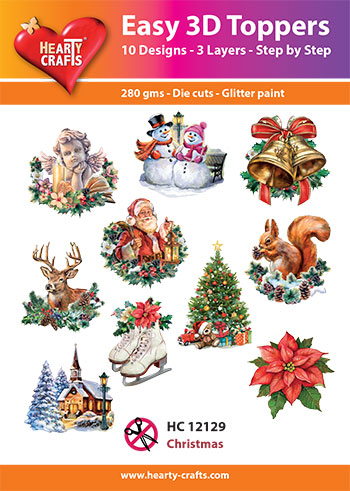 HC12129 Easy 3D-Toppers Christmas