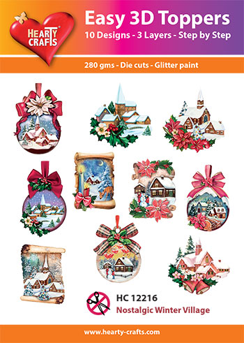 HC12216 Easy 3D-Toppers Nostalgic Winter Village