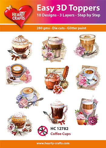 HC12782 Easy 3D-Toppers Coffee Cups