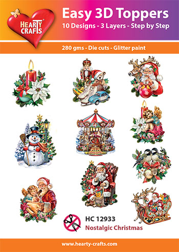 HC12933 Easy 3D-Toppers Nostalgic Christmas