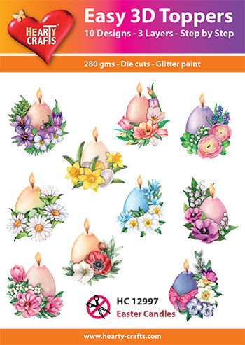 HC12997 Easy 3D-Toppers Easter Candles