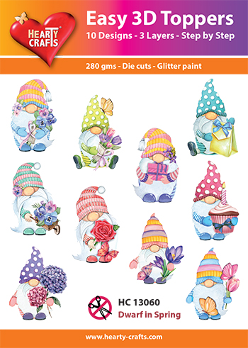 HC13060 Easy 3D-Toppers Dwarf in Spring