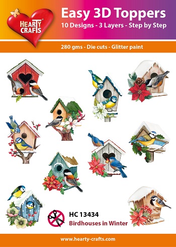 HC13434 Easy 3D- Birdhouses in Winter