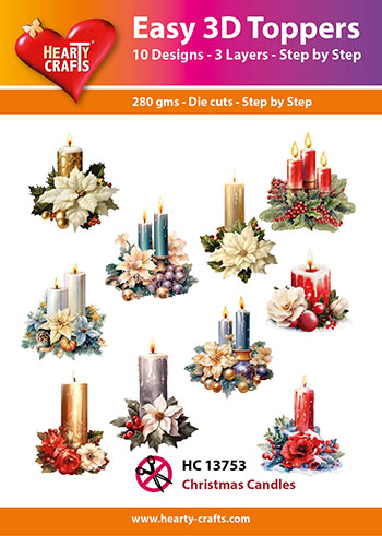 HC13753 Easy 3D-Toppers Christmas Candles