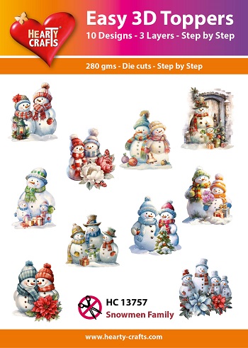 HC13757 Easy 3D - Snowmen Family