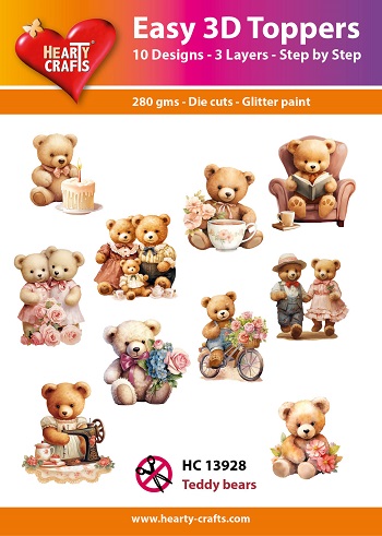 HC13928 Easy 3D - Teddy Bears