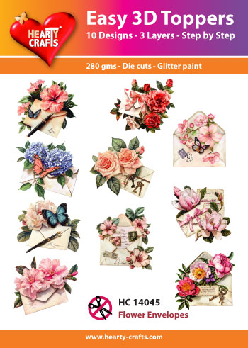 HC14045 Easy 3D - Flower Envelopes