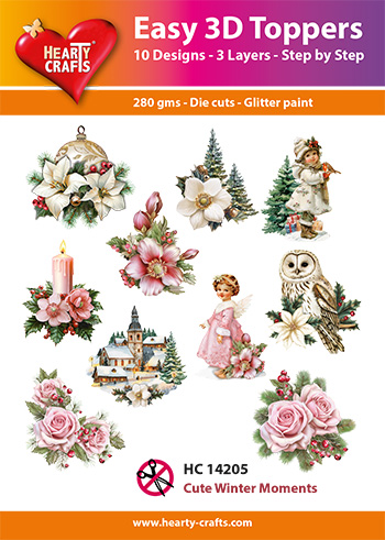 HC14205 Easy 3D-Toppers Cute Winter Moments