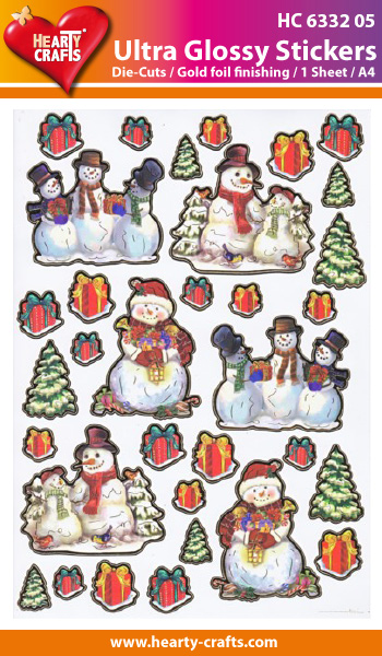 HC633205 Ultra Glossy Stickers - Vinyl