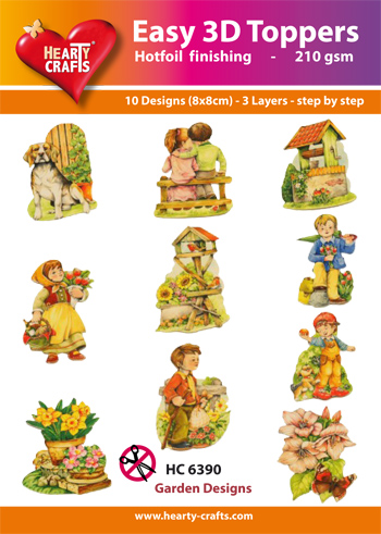 HC6390 Easy 3D-Toppers - Garden Designs