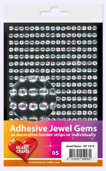 HC721305 Adhesive Jewel Gems - 5mm