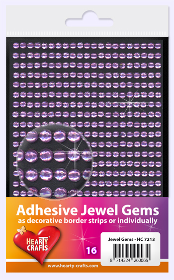 HC721316 Adhesive Jewel Gems - 4mm