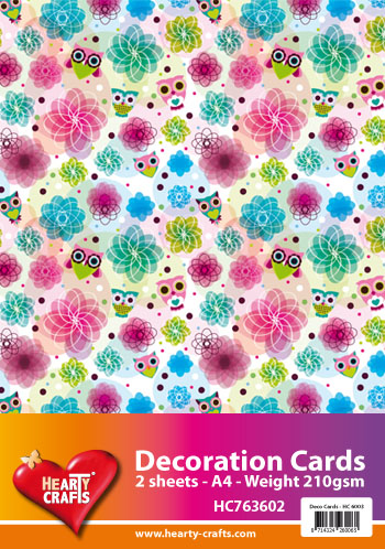 HC763602 Decoration Cards owls