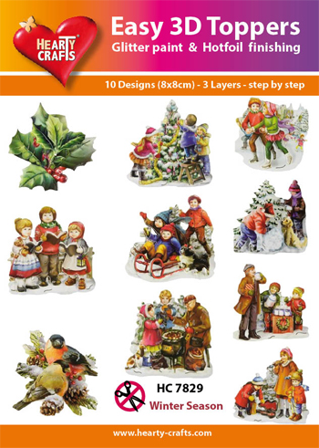 HC7829 Easy 3D-Toppers Winter Season