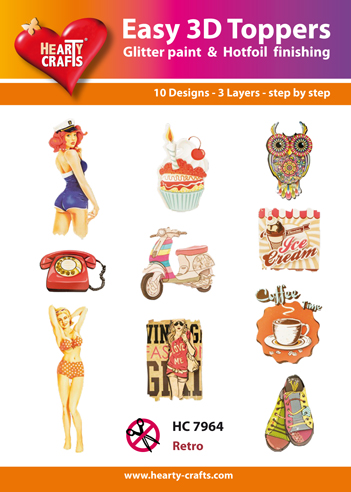 HC7964 Easy 3D-Toppers - Retro