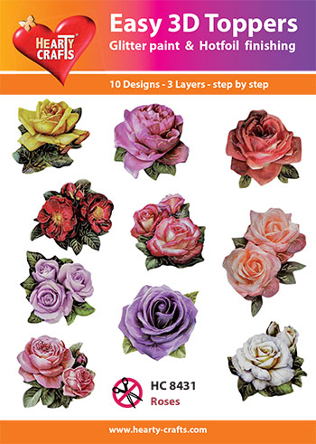 HC8431 Easy 3D Toppers - Roses