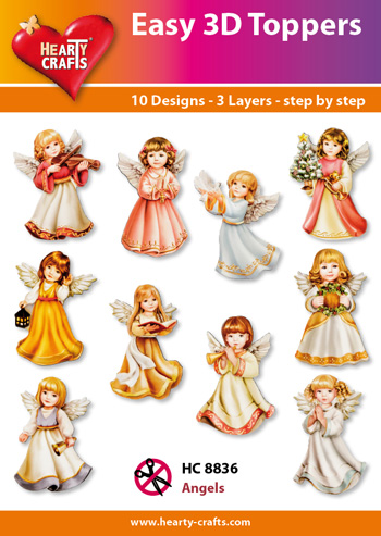 HC8836 Easy 3D-Toppers - Angels