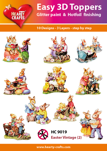 HC9019 Easy 3D-Toppers - Easter Vintage (2)