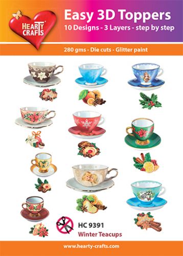 HC9391 Easy 3D - Winter Teacups