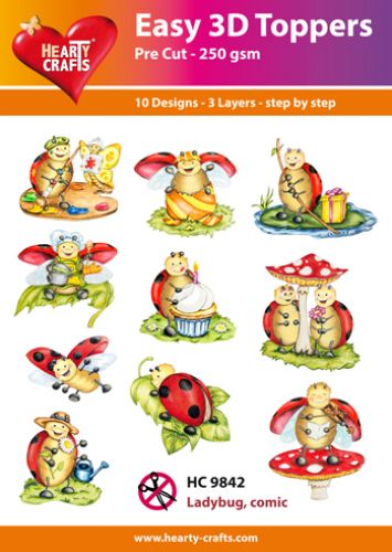HC9842 Easy 3D - Ladybug, Comic