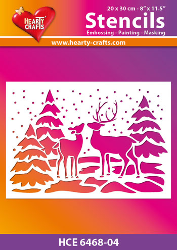 HCE6468-04 Hearty Crafts Stencil