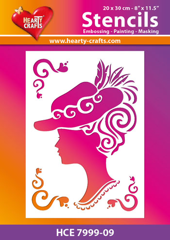 HCE7999-09 Hearty Crafts Stencil