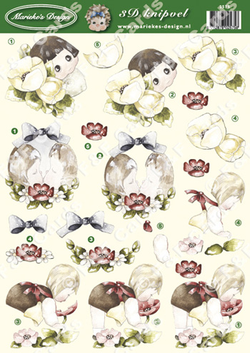 MAD2575 3D Decoupage sheets Marieke's Design