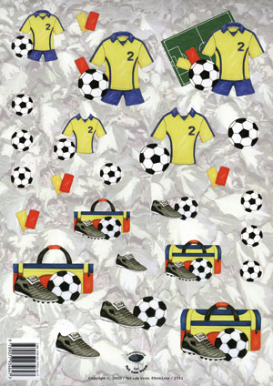 NVV2311 3D paper Nel van Veen Soccer
