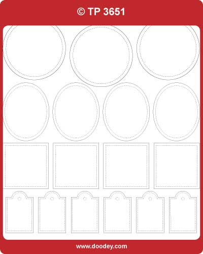 TP3651 Circle/ Oval/ Square/ Lable