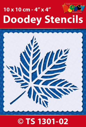 TS1301-02 Doodey Stencil , 10x10 cm
