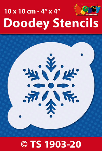 TS1903-20 Doodey Stencil , 10x10 cm