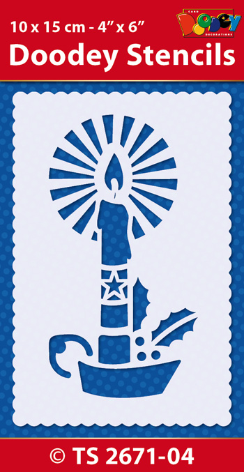 TS2671-04 Doodey Stencil , 10x15 cm