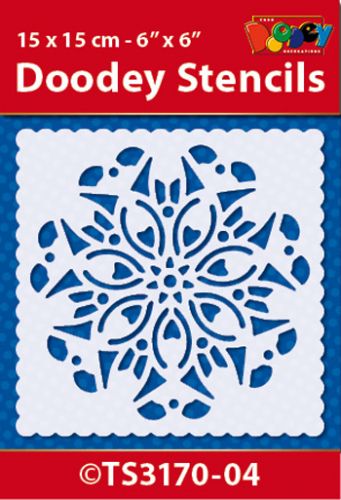 TS3170-04 Doodey Stencil 15x15 cm - Mandala (4)