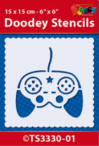 TS3330-01 Doodey Stencil 15x15 cm - Controller
