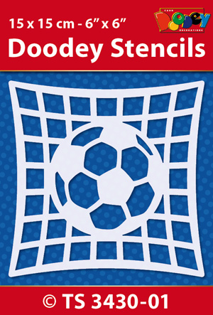 TS3430-01 Doodey Stencil , 15x15 cm