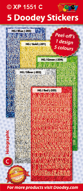 XP1551C Holographic set: Alphabet ABC