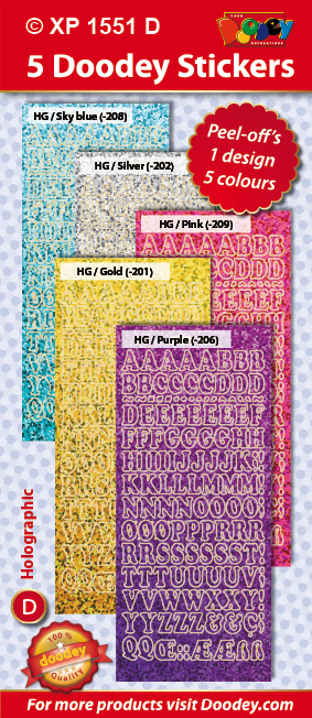 XP1551D Holographic set: Alphabet ABC