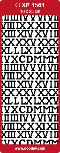 XP1561 Roman Numbers