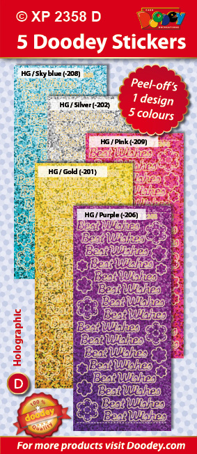 XP2358D Holographic set: Best Wishes