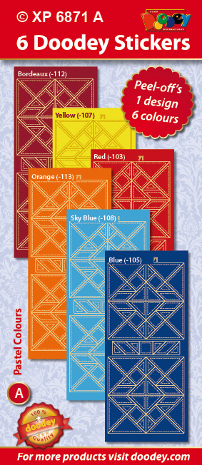XP6871A Pastel Set: Geometric figures Tangram