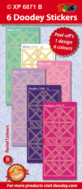 XP6871B Pastel Set: Geometric figures Tangram