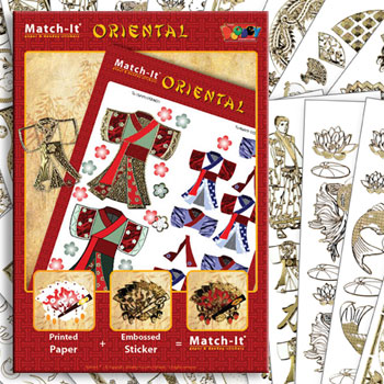 ZV91562 Set Booklet and Stickers Match-It Oriental