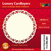 BPM5715 Luxury card layer 12,5 x 12,5 cm