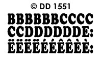 DD1551 Alphabet ABC