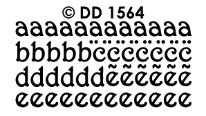 DD1564 Alfabet abc (Klein) krul